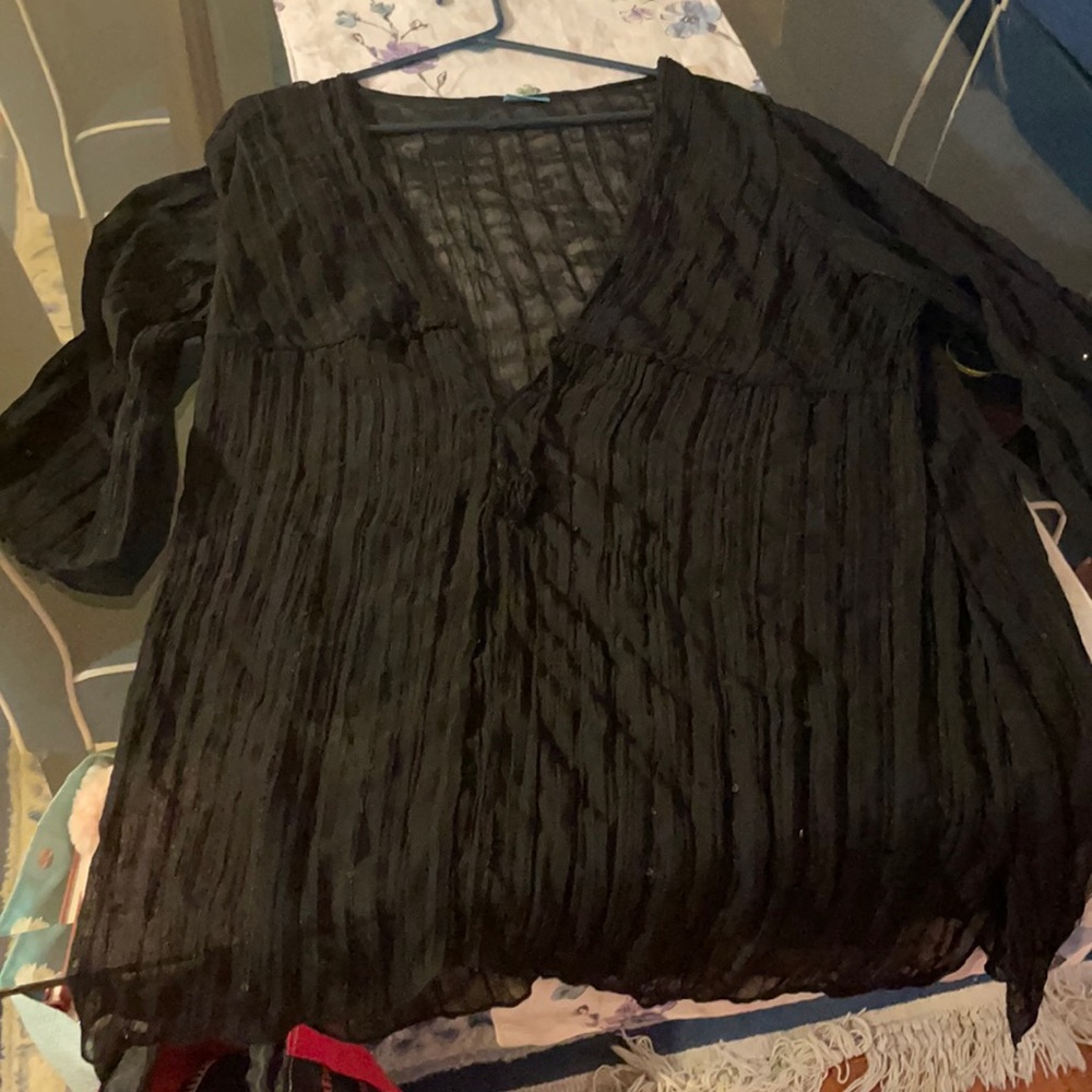 Shear swim cover up